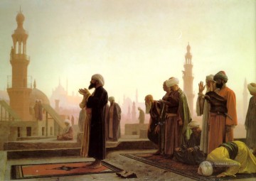 Religiös Werke - Gebet auf dem Housetops Arab Jean Leon Gerome Islamic